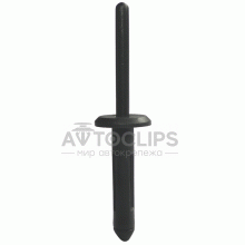 C 204 - Заклепка пластиковая Chrysler T=12.0, F=5.0, H=51.0, D=28.0 C 204 - Заклепка пластиковая Chrysler T=12.0, F=5.0, H=51.0, D=28.0