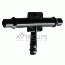 C 444 - Соединитель трубок d1=4.0, d2=4.0, d3=6.0 C 444 - Соединитель трубок d1=4.0, d2=4.0, d3=6.0