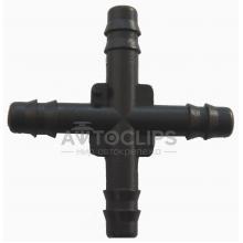 C 868 - Соединитель трубок d1=5.0, d2=5.0, d3=5.0, d4=5.0 C 868 - Соединитель трубок d1=5.0, d2=5.0, d3=5.0, d4=5.0