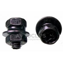 H 2057 Винт M4x8 с гайкой универсальный H 2057 Винт M4x8 с гайкой универсальный