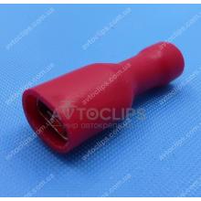 FDFD 1,25-187(8) Клемма 4,8 мм. гнездовая (мама) в полной изоляции красная FDFD 1,25-187(8) Клемма 4,8 мм. гнездовая (мама) в полной изоляции красная