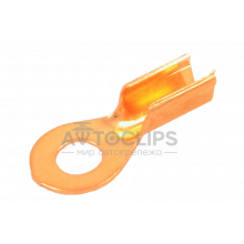 Клемма медная 8х16 толщиной 0,7 мм. Клемма медная 8х16 толщиной 0,7 мм.