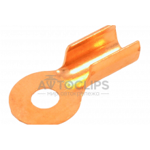 Клемма медная 8х25 толщиной 1,0 мм. Клемма медная 8х25 толщиной 1,0 мм.