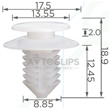 C 3751 Клипса Land Rover RYC500010 C 3751 Клипса Land Rover RYC500010