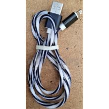 Кабель Lighting black and white/red (тех пакет) Кабель Lighting black and white/red (тех пакет)