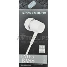 Наушники Space sound s1 white (с микрофоном) Наушники Space sound s1 white (с микрофоном)