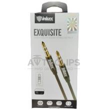 Кабель AUX Inkax AL-06 black 3.5 to 3.5 тканевая оплётка Кабель AUX Inkax AL-06 black 3.5 to 3.5 тканевая оплётка