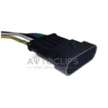 RP169 Разъем 5-к штырьевой влагозащищенный серии 1,5мм аналог AMP TE 282107-1 серии SuperSeaL 1,5 с проводом RP169 Разъем 5-к штырьевой влагозащищенный серии 1,5мм аналог AMP TE 282107-1 серии SuperSeaL 1,5 с проводом