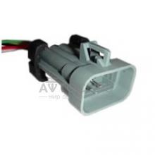 RPS194 Разъем для подключения жгута форсунок и жгута зажигания ВАЗ (папа) аналог Delphi 12052480 RPS194 Разъем для подключения жгута форсунок и жгута зажигания ВАЗ (папа) аналог Delphi 12052480