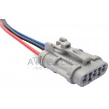 RP312 Разъем 3-контактный датчика скорости Daewoo Nexia аналог KET MG610327 серии 1,8мм RP312 Разъем 3-контактный датчика скорости Daewoo Nexia аналог KET MG610327 серии 1,8мм