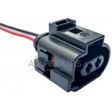 RP1023 Разъем VW Audi Skoda Seat 1J0973733 42122800 VAG с направляющей 2-конт RP1023 Разъем VW Audi Skoda Seat 1J0973733 42122800 VAG с направляющей 2-конт