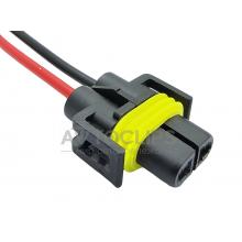 RP201 Разъем автолампы H 11 пластик аналог Delphi 12124817 RP201 Разъем автолампы H 11 пластик аналог Delphi 12124817