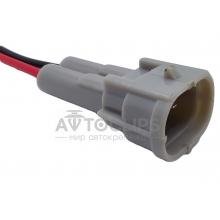 RP1043 Разъем 2-к штырьевой для форсунок двигателя Nippon Denso 6180-2405 серии 2мм отв часть RP335 RP1043 Разъем 2-к штырьевой для форсунок двигателя Nippon Denso 6180-2405 серии 2мм отв часть RP335