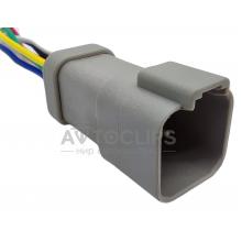 RP1066 Разъем 6-к DT04-6P серии 1.6 мм отв. часть RP1065 RP1066 Разъем 6-к DT04-6P серии 1.6 мм отв. часть RP1065