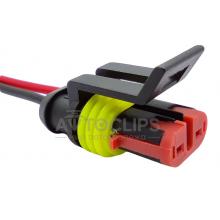 RP160 Разъем 2-к гнездовой влагозащищенный серии 1,5мм аналог AMP TE 282080-1 серии SuperSeaL 1,5 для блока заднего хода ВАЗ 1117 1119 катушки зажигания 405 двигатель с проводом RP160 Разъем 2-к гнездовой влагозащищенный серии 1,5мм аналог AMP TE 282080-1 серии SuperSeaL 1,5 для блока заднего хода ВАЗ 1117 1119 катушки зажигания 405 двигатель с проводом