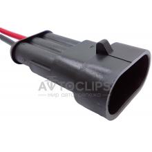 RP167 Разъем 3-к штырьевой влагозащищенный серии 1,5мм RP167 Разъем 3-к штырьевой влагозащищенный серии 1,5мм