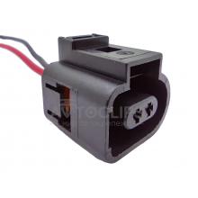 RP188 Разъем 2-контактный к ABS VW, Audi аналог WAG 1J0973702 серии 1.2мм с проводом RP188 Разъем 2-контактный к ABS VW, Audi аналог WAG 1J0973702 серии 1.2мм с проводом