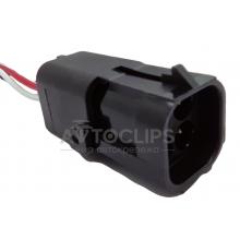 RP250 Разъем штырьевой бензонасоса, датчика кислорода ВАЗ,лямда зонд аналог Delphi 12015024 WEATHER-PACK серии 2,5мм RP250 Разъем штырьевой бензонасоса, датчика кислорода ВАЗ,лямда зонд аналог Delphi 12015024 WEATHER-PACK серии 2,5мм