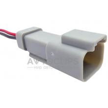 RP1098 Разъем 2-к DT04-2P отв. часть RP1097 RP1098 Разъем 2-к DT04-2P отв. часть RP1097