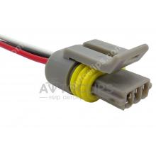 RPU176 Разъем датчика распредвала и датчика фазы ВАЗ аналог Delphi 12162182 12162185 RPU176 Разъем датчика распредвала и датчика фазы ВАЗ аналог Delphi 12162182 12162185