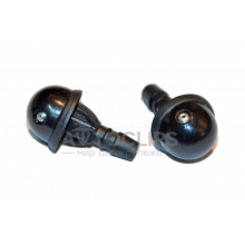 Форсунка омывателя одинарная на защелке (круглая) Форсунка омывателя одинарная на защелке (круглая)