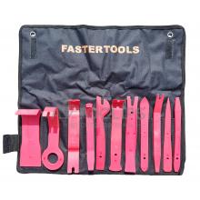 LT127 Набор съемников автомобильной обшивки 11 шт пластик в тканевом чехле LT127 Набор съемников автомобильной обшивки 11 шт пластик в тканевом чехле