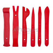 LT129 Набор съемников автомобильной обшивки Пластик 6 шт LT129 Набор съемников автомобильной обшивки Пластик 6 шт