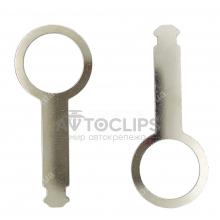 Съемник 61 мм магнитолы автомобильной Ключ металл Съемник 61 мм магнитолы автомобильной Ключ металл