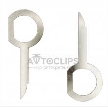 Съемник 77мм магнитолы автомобильной Ключ металл Съемник 77мм магнитолы автомобильной Ключ металл