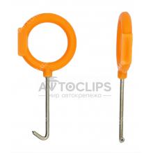 Крюк 65 мм панелей автомобиля металл пластик Крюк 65 мм панелей автомобиля металл пластик