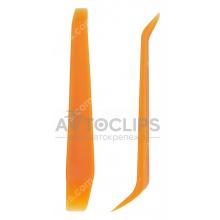 Съемник 135 мм обшивки автомобильной плотный пластик Съемник 135 мм обшивки автомобильной плотный пластик