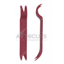 Съемник 175 мм обшивки автомобильной плотный пластик Съемник 175 мм обшивки автомобильной плотный пластик