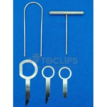 Набор съемников магнитолы автомобильной 5 шт Набор съемников магнитолы автомобильной 5 шт