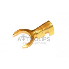 Клемма вилочная Ø6,2 мм. под кабель 1-2.5 мм. Клемма вилочная Ø6,2 мм. под кабель 1-2.5 мм.
