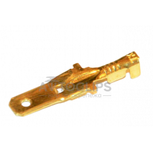 Клемма штырьевая (папа) серии 4,8 мм. под кабель 0,5-1 мм. Клемма штырьевая (папа) серии 4,8 мм. под кабель 0,5-1 мм.