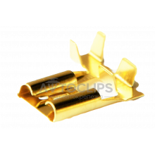 Клемма лампы H4 серии 7,7 мм. с фиксатором Клемма лампы H4 серии 7,7 мм. с фиксатором