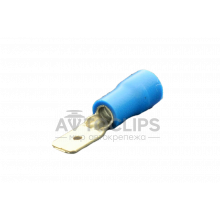 MDD 2-187(8) Клемма 4,8 мм. штырьевая (папа) в изоляции синяя MDD 2-187(8) Клемма 4,8 мм. штырьевая (папа) в изоляции синяя