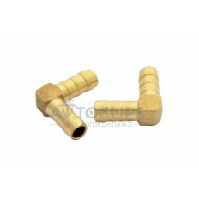 Соединитель латунный угловой 10x10 мм. Соединитель латунный угловой 10x10 мм.