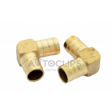 Соединитель латунный угловой 16x16 мм. Соединитель латунный угловой 16x16 мм.