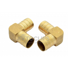 Соединитель латунный угловой 18x18 мм. Соединитель латунный угловой 18x18 мм.