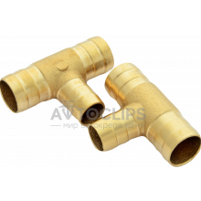 Тройник латунный 20x16x20 мм. Тройник латунный 20x16x20 мм.