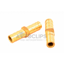 Двойник латунный 8х8 мм. Двойник латунный 8х8 мм.