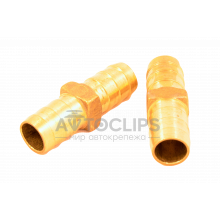 Двойник латунный 12х12 мм. Двойник латунный 12х12 мм.