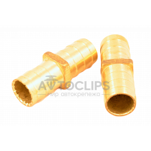 Двойник латунный 14х14 мм. Двойник латунный 14х14 мм.