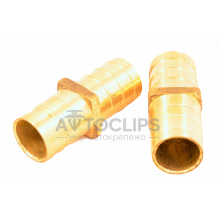 Двойник латунный 16х16 мм. Двойник латунный 16х16 мм.