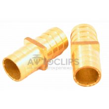 Двойник латунный 20х20 мм. Двойник латунный 20х20 мм.