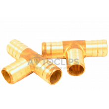 Тройник латунный 16х16 мм. Тройник латунный 16х16 мм.