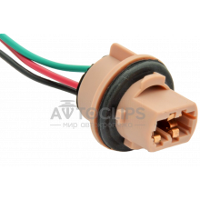 PN17 Патрон под 2-конт лампу W21/5W (T20) с проводом PN17 Патрон под 2-конт лампу W21/5W (T20) с проводом