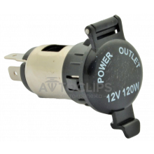 Гнездо прикуривателя метал. с пластиковой крышкой Гнездо прикуривателя метал. с пластиковой крышкой