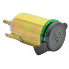 Гнездо прикуривателя метал. с резиновой крышкой Гнездо прикуривателя метал. с резиновой крышкой